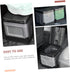 ULTECHNOVO Portable Foldable Toilet Compact Emergency Potty for Car and Outdoor Travel Lightweight Design Easy to Store