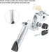 VBESTLIFE Electric Bike Seat Post, Foldable Metal Seatpost with Anti Theft Key Internal Lock for Bike Accessory