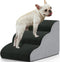 BOMOVA 3-Step Dog Stairs to Bed, Non-Slip Steps for High Bed and Couch, Indoor Pet Steps, Grey, 2/3/4/5 Steps