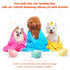 2-in-1 HamInWay Dog Bath Brush, Dog Grooming Brush with Built-in Shampoo Dispenser, Gentle Silicone Bristles for Bath