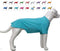 Lovelonglong Pet Clothing Dog Costumes, Basic Blank T-Shirt Tee Shirts for Small Dogs (Turquoise, M)