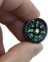 Kemcatui 15Pcs 20mm SurvivalBlack Mini Pocket Compass Bulk, Button Compass Accessories for Kids Outdoor Hiking
