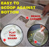 Large Cat Kitty Litter Box Poop Pooper Scoop with Holder, Sturdy Durable, Light, 1+2+1pcs, White