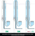 Aquarium Glass CO2 Diffuser Atomizer with Premium U Tube Check Valve and Suction Cup