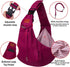 FDJASGY Small Dog Sling Cat Carrier, Adjustable Hands-Free Reversible Travel Bag for Outdoor