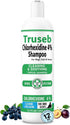 Pet Health Pharma Truseb Topical Chlorhexidine 4% Shampoo for Dogs, Cats, and Horses with Plum/Blueberry