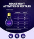 2Pack 100W Bulb E26/E27 REPTI ZOO Reptile Heat Lamp Reptile Night Heat Night Heat Lamp Without UVA for Turtle Bearded