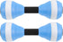 SEWACC 1 Pair Aquatic Exercise Dumbbells, EVA Floating Barbells for Water Aerobics and Fitness Equipment