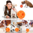 Tricky Treat Ball - Food Dispensing Dog Toy, Soft Rubber 3D Surface, Easy Grip for Small & Medium Dogs