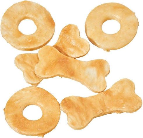 Fieldcrest Farms Nothin' to Hide Rings and Bones Chicken Flavored Dog Chew, 2.4 oz., Count of 12