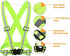 Reflective Vest Running Gear 2Pack, High Visibility Adjustable Safety Vest for Night Cycling and Jogging