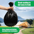 flintronic 120 (6 Camping Toilet Bags, PCS Roll) Portable Toilet Bags, Thickened Toilet Waste Bags, Camp Potty Liner