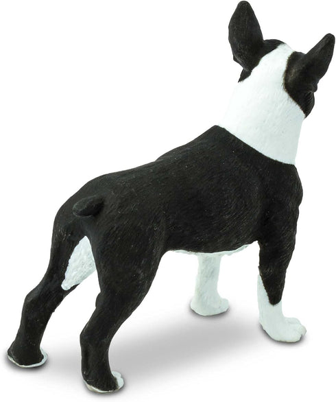 2.5" 3+ Safari Ltd. Boston Terrier Figurine - Lifelike Model Figure - Educational Toy for Boys, Girls, and Kids Ages