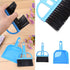 PINVNBY Mini Dustpan and Brush Set, Cage Cleaner for Small Animals, 2 Pack Mini Hand Broom and Dustpan