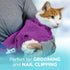 Cozy Comfort Carrier, Small Lavender Cat Carrier, Soft Sling for Grooming, Vet Visits, and Nail Trimming