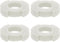Pawfly 4 Pack Aquarium Bio-Sponge Filter Replacement Sponges White Foam for This