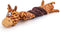 Squeaky Dog Toys for Boredom, No Stuffing Tug-of-War Toy with Crinkle Paper, Interactive Elastic Puppy Toys for All