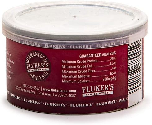 Fluker's Gourmet Canned Food for Reptiles, Fish, Birds, Small Animals, Dubia Roaches, 1.2 oz