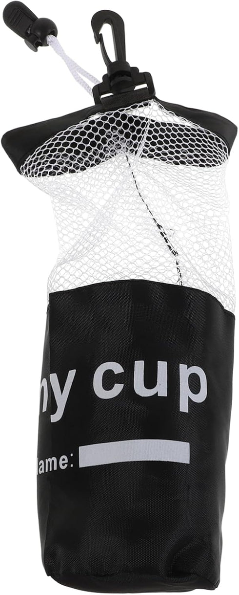Yardwe Stacking Cup Storage Bag Mesh Drawstring Bag for Sport Stacking Cups