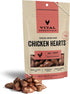 Vital Essentials Freeze Dried Raw Single Ingredient Dog Treats - Chicken Hearts, 1.9 oz