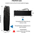 MEETOOT 2PCS 32x9.5inch Black Long Drawstring Oxford Polyester Organiser Bag Camping Chair Replacement Travel Tent