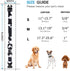 Rhea Rose Cow Print Dog Collar, Animal Pattern in White and Black for Large Dogs
