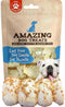 Amazing Dog Treats - Beef Cheek Rolls Mega Thick (Bully Dust Flavor, 5-6" - 8 Count) - Safe Rawhide Alternative