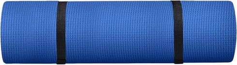 Generic 1/5" Yoga Mat for Men & Women, Non-Slip Anti-Tear High Density Extra Thick Exercise Mats with Carrying