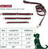 Elegant Dog Collar and Leash Set, Durable Soft Pet Collars and Leashes, Luxury Packing Gift for Medium Dogs
