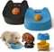 Termony Non-Slip Slow Feeder Dog Bowl, Silicone Lid & Rolling Ball for Liquid/Wet