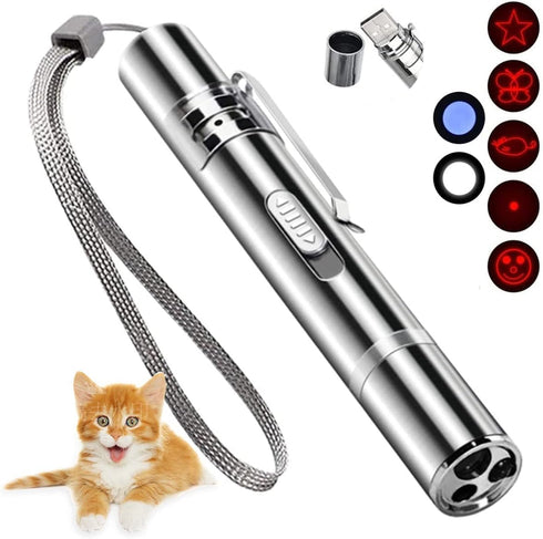 Cat Toys Laser Pointer for Indoor Cat Mouse Toys Pet Interactive Toy