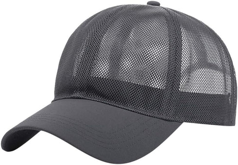 YOLAI Men Women Mesh Breathable Sun Hats Adjustable Baseball Cap Hip Hop Baseball