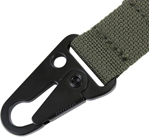 Tactical Gear Clip, Clash Hook Hanging Carabiner, T-Mount MOLLE Webbing Battle Belt Clip for Accessories