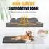 Common Dog Car Bed for Back Seat Cover, Supportive Foam Pet Mat Cushion for Car Backseat Extender with Removable Cover