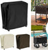 190T FABULETTA Cooler Cart Cover Waterproof for Outdoor Patio Rolling Cooler Cart, Silver-Coated Protective Case