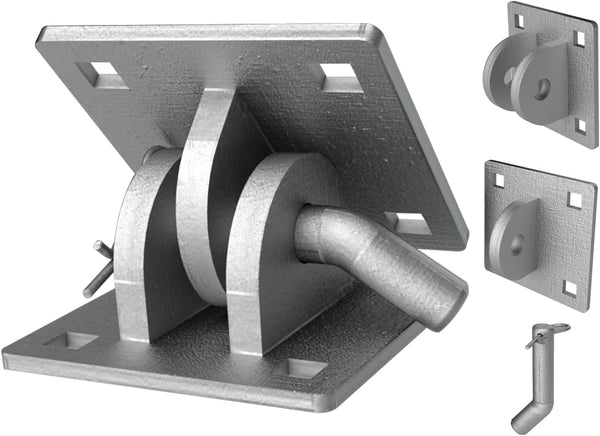 Floating Dock Galvanized Steel Hinge, Stationary Dock Hinge, Heavy Duty Boat Dock