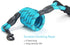 Fullgaden 5 FT Reflective Dog Leash - Heavy Duty with Comfortable Padded Handle, Blue