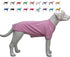 Lovelonglong Pet Clothing Basic Blank T-Shirt Tee for Large Dogs - Pink, Size XXXXL