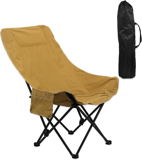 Smartmak Oversize Portable Sauna Chair, High Back Quick Folding Chair, Adjustable Angle,