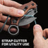 Pocket Karambit Knife with Wood Handle Clip, 440C Steel Sharp Raptor Claw Blade for Camping EDC