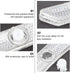 Garneck 10pcs Bicycle Reflector Decked Accessories, Professional Bike Warning Wheel Reflectors