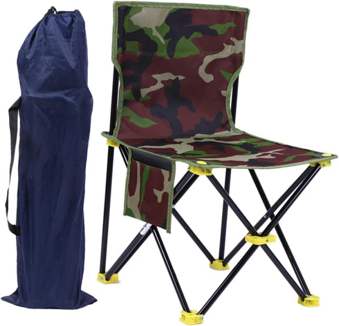 Backpacking SOLUSTRE Folding Chair Foldable Folding Portable Beach Chair Stool Camping Beach Portable Outdoor Stool