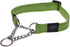 Reflective Nylon Choke Collar; Gentle Choker for Extra Large Dogs, Slip Show Obedience Training, Green