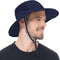 Waterproof Sun Hat for Men Women - UPF 50+ Wide Brim Boonie Bucket Hat for Fishing Beach Hiking Garden