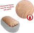 Majestic Pet 32 Inch Micro Velvet Calming Dog Bed, Washable Cozy Round Bed with Spine Support, Fluffy Donut (32x23x7