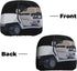 Loklneyk (2-Pack) Let's Roll Golf Cart Universal Stretchable Car Headrest Covers | Elastic Fit, Easy Install, Fabric