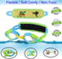 Kids Swim Goggles Age 2-6 - Toddler Goggles No Hair Pull, Child Goggles with Padded Headband
