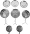 Happyyami 1set Outdoor Cooking Pot Stainless Steel Cookware for Camping Hiking and