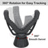 360 Rotating V Yoke Shooting Rest for Rifle Compatible with Shooting Stick Hunting Tripod, Gun Tripod and Monopod