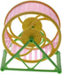Hamster Exercise Wheel, Silent Running Wheel with Stand for Hamsters, Random Color, 1 PC